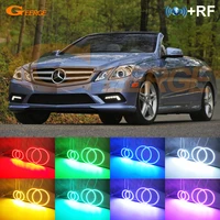 for mercedes benz e class c207 a207 rf remote bluetooth compatible app multi color rgb led angel eyes kit halo rings
