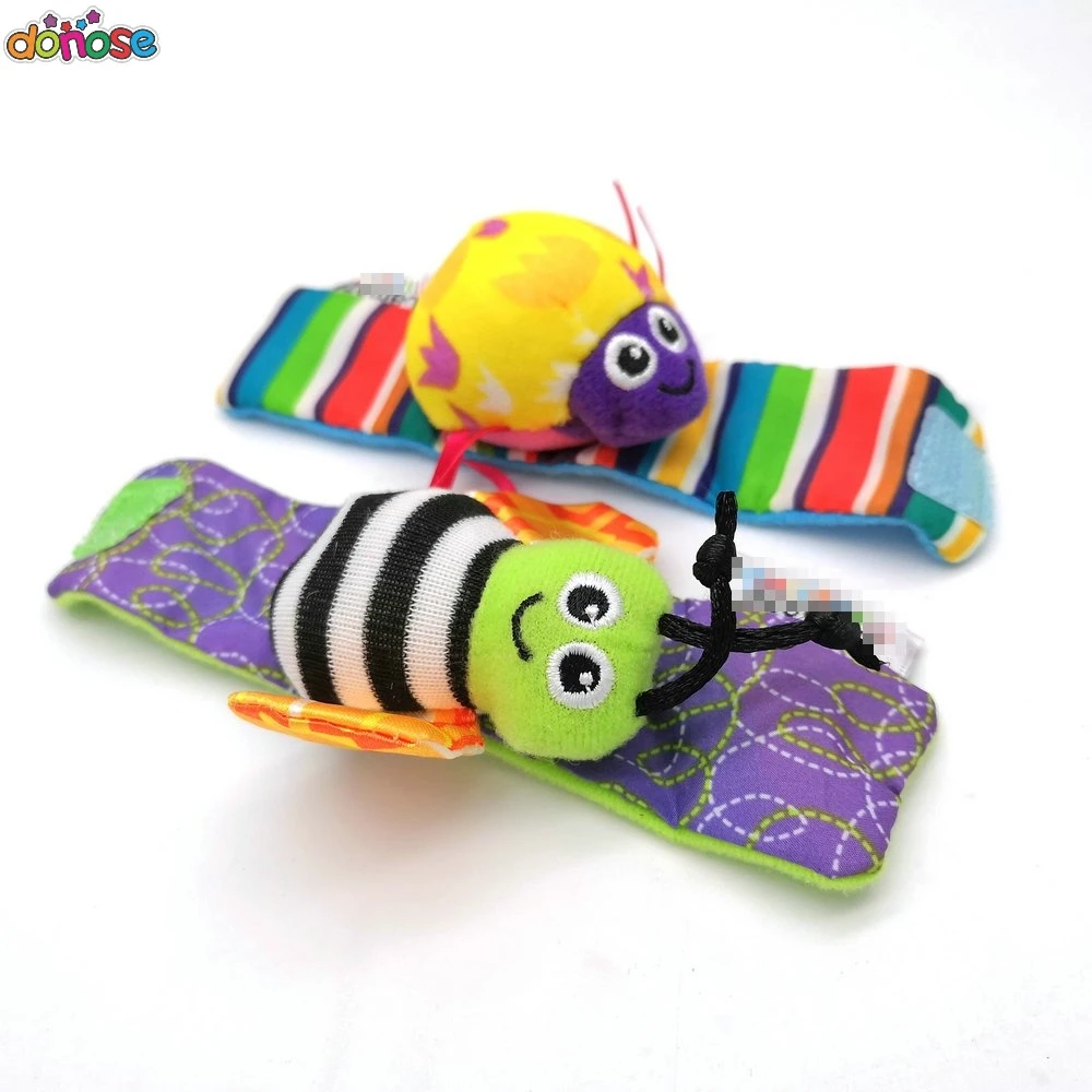 Детские носки для младенцев погремушки игрушки на запястье ног 0-24 месяцев |