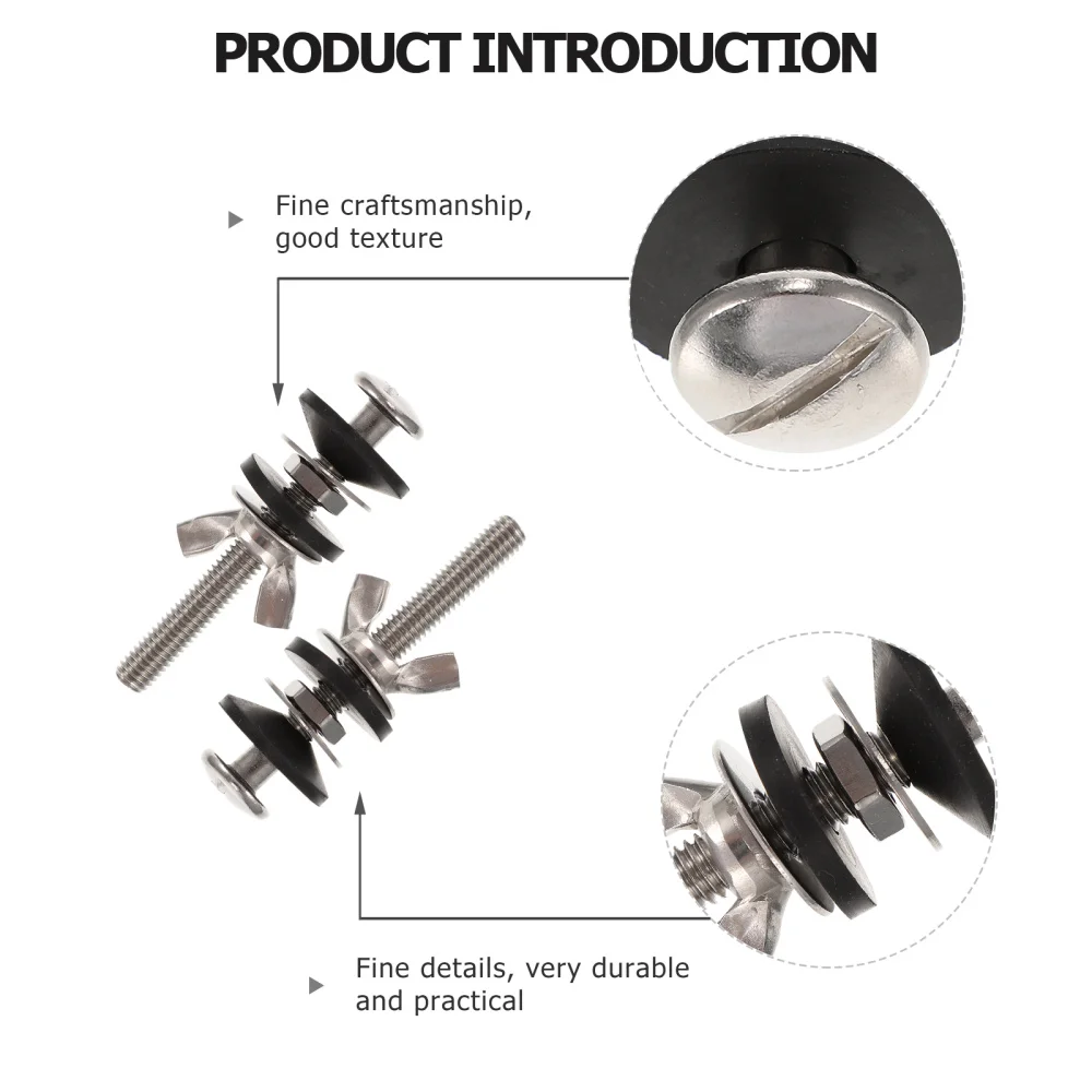 4 шт. винты для сиденья унитаза болты комплект запасных частей | Обустройство дома