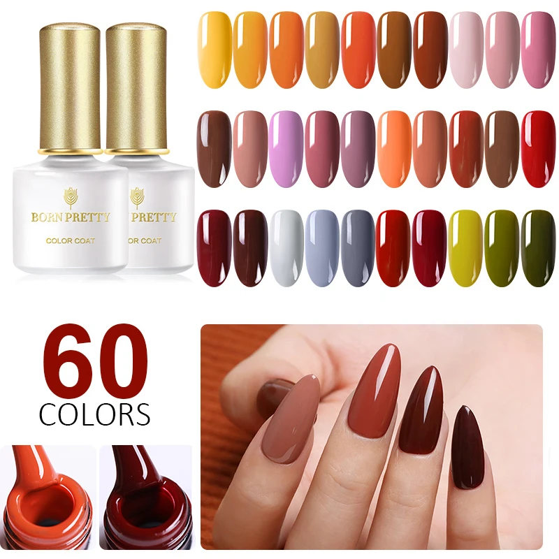Рожденный PRETTY 6 мл кафе серии гель лак для ногтей Гель Цвет био Гели Soak Off УФ