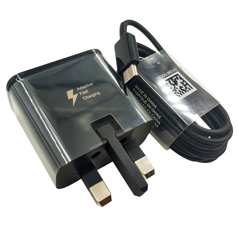 Быстрое зарядное устройство Samsung с вилкой Стандарта Великобритании и кабелем