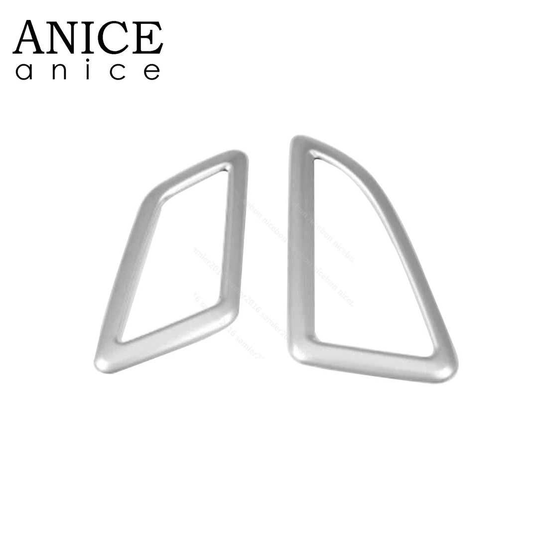 Накладка на вентиляционное отверстие из углеродного волокна красного цвета 2 шт.