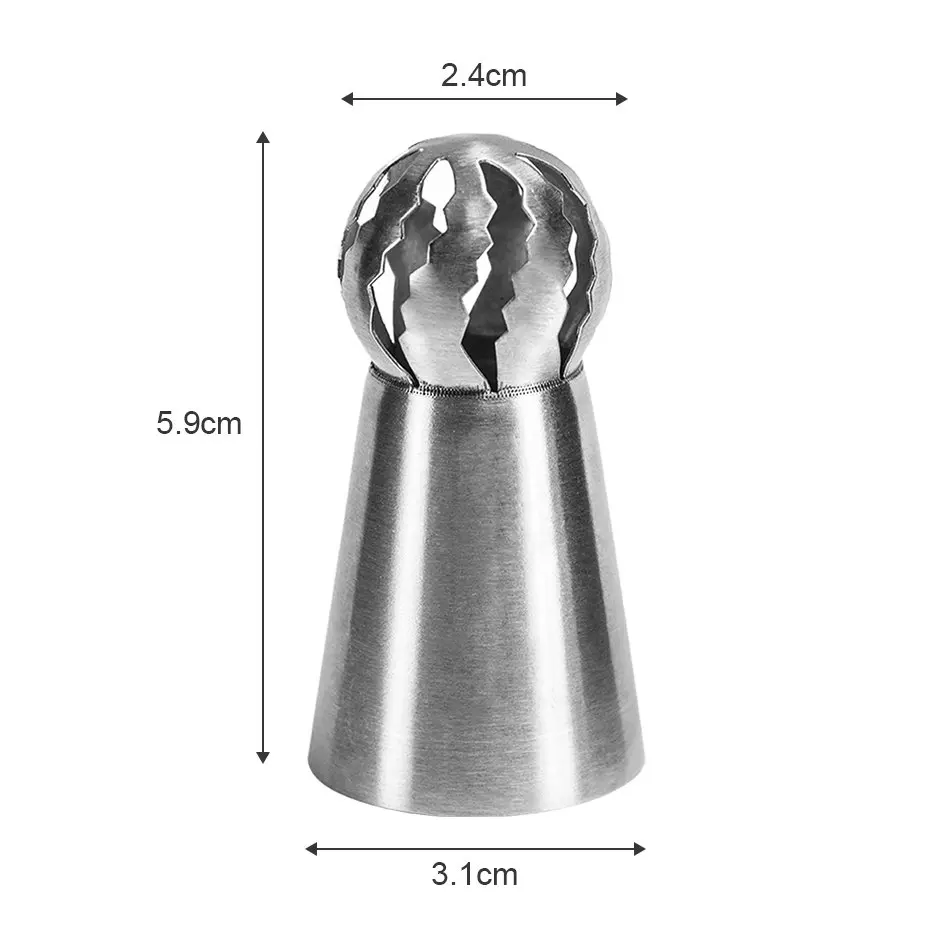 1 шт русский Сферический шариковый Нержавеющая сталь глазури трубопроводов