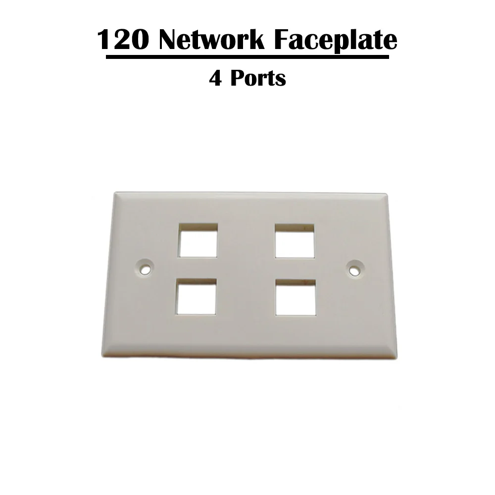 30 шт./лот 1/2/3/4/6 панель с портом 120 типа американского для Keystone Jack патч штепсельная