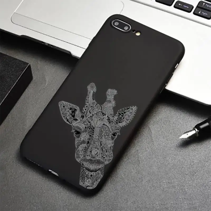 

Animal elephant giraffe Phone Case for iPhone 12 11 mini pro XS MAX 8 7 6 6S Plus X 5S SE 2020 XR