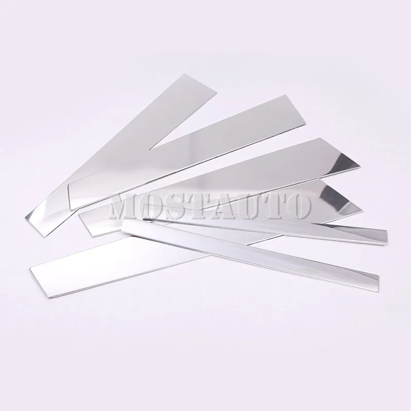 Алюминиевые накладки на стойки окон для BMW 7 серии G11 G12 2016-2020 6 штук автомобильных аксессуаров для интерьера.