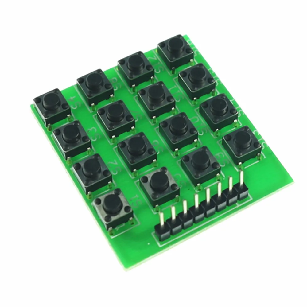 Матрица 8pin 4x4 4*4 16 кнопок клавиатура макетная плата модуль MCU для набора сделай сам