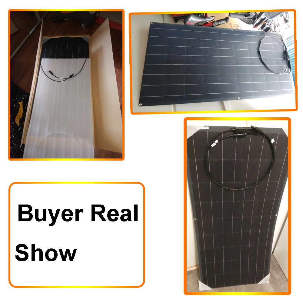 

solar panel kit 600w 12v charger solar cell 5v usb for phone 12v/24v battery car RV caravan boat home system 1000w waterproof