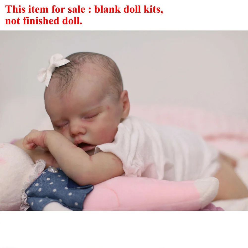 

18 Inches Blank Doll Kits Movable Preemie Baby DIY Kids Toy Portable Cloth Body Soft Vinyl Home Lifelike Birthday Gift Funny