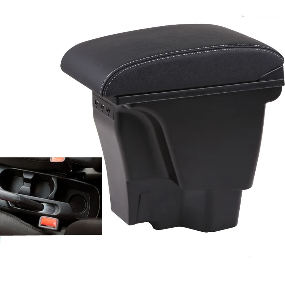 For Kia Rio 3 K2 armrest box USB Charging interface heighten central Store content cup holder ashtray accessories | Автомобили и