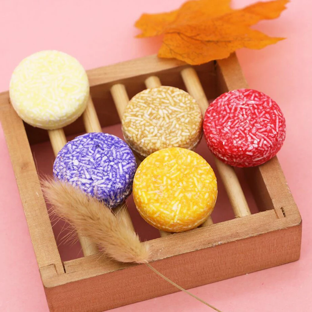 5 Pcs Hair Darkening Shampoo Bar-Natural Organic Conditioner And Repair Essence | Soap