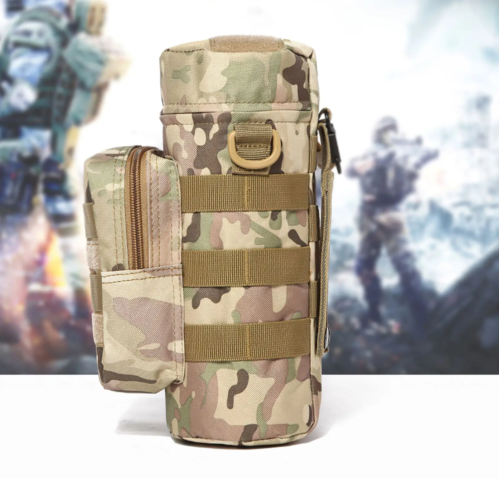 

Outdoor Water Holder Molle Bottle Holder Military Bottle Pouch Nylon Bottle Bag Outdoor Sport Bag Bottle Carrier With Detachable