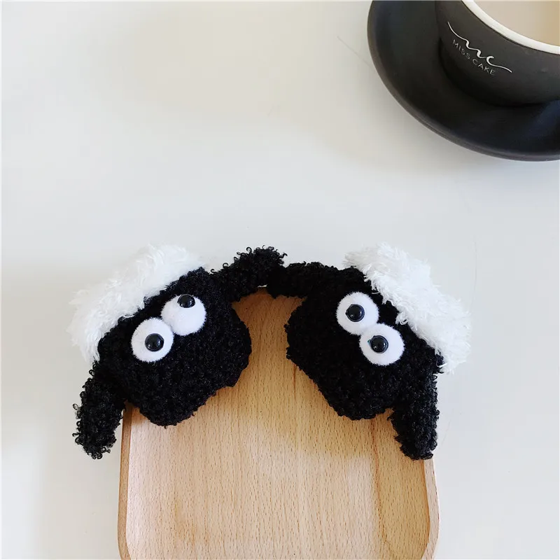 Милый 3D мультфильм Shaun овечка Модный мягкий плюшевый чехол для гарнитуры для Apple новые Airpods 1/2 крышка беспроводные bluetooth наушники чехол