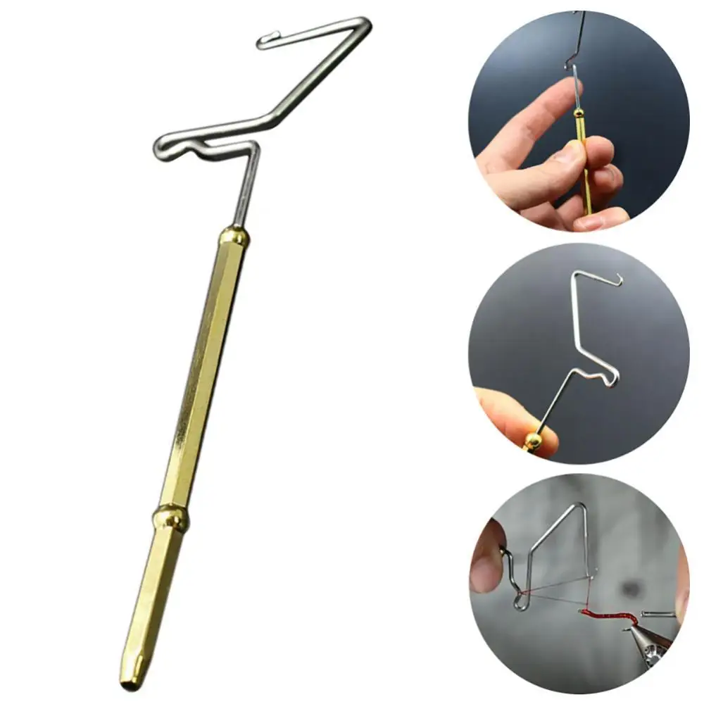 

75% Discounts Hot! Outdoor Fishing Gear Lures Fly Tying Tools Rotary Whip Finisher Hitch Knot Flies