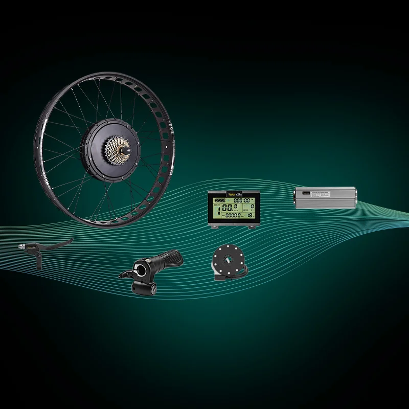 Комплект для переоборудования электровелосипеда PASION фэтбайк 1000 Вт моторное