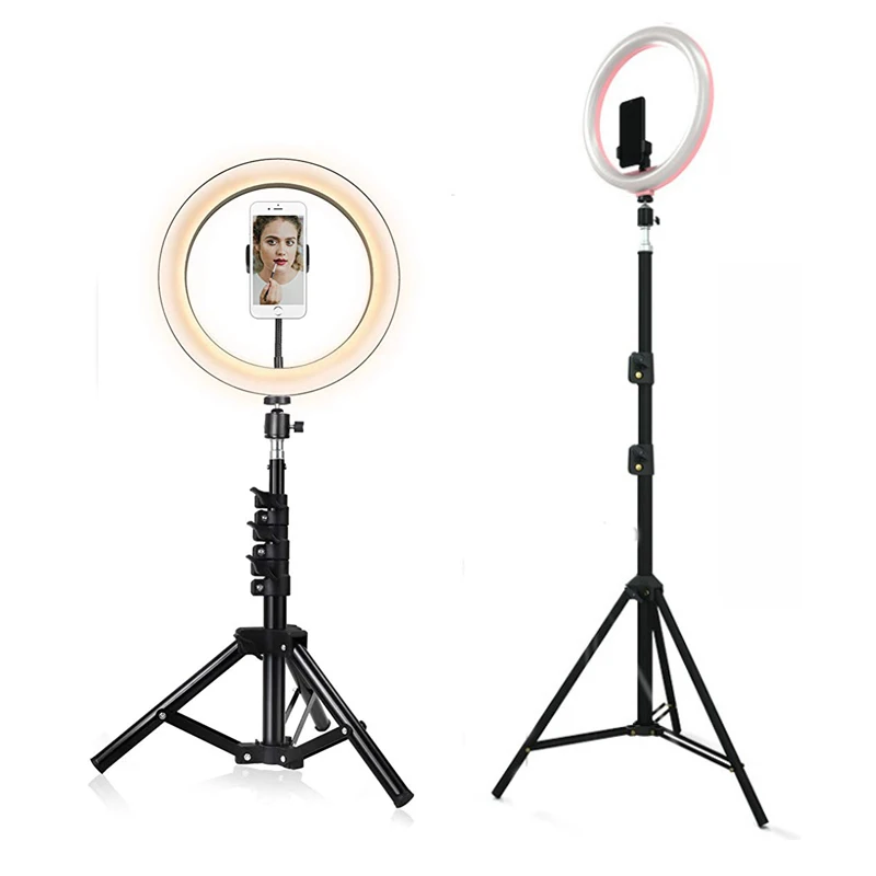 26 см/30 см кольцевой светильник с 110 штативом светодиодное освещение для