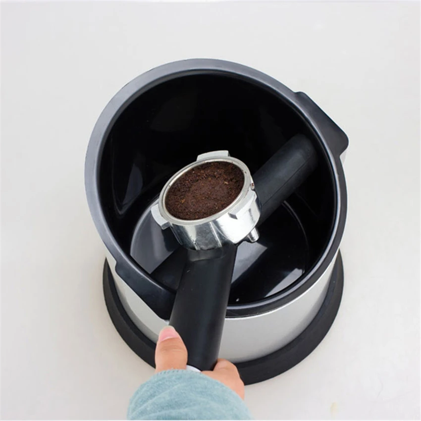

Coffee Tamper Knock Box Deep Bent Design Coffee Slag isn't Splash Manual Coffee Grinder Coffee Accessories Detachable Rubber