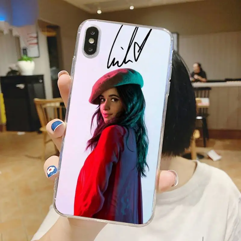 

Singer Camila Cabello HAVANA Phone Case Transparent for iPhone 6 7 8 11 12 s mini pro X XS XR MAX Plus