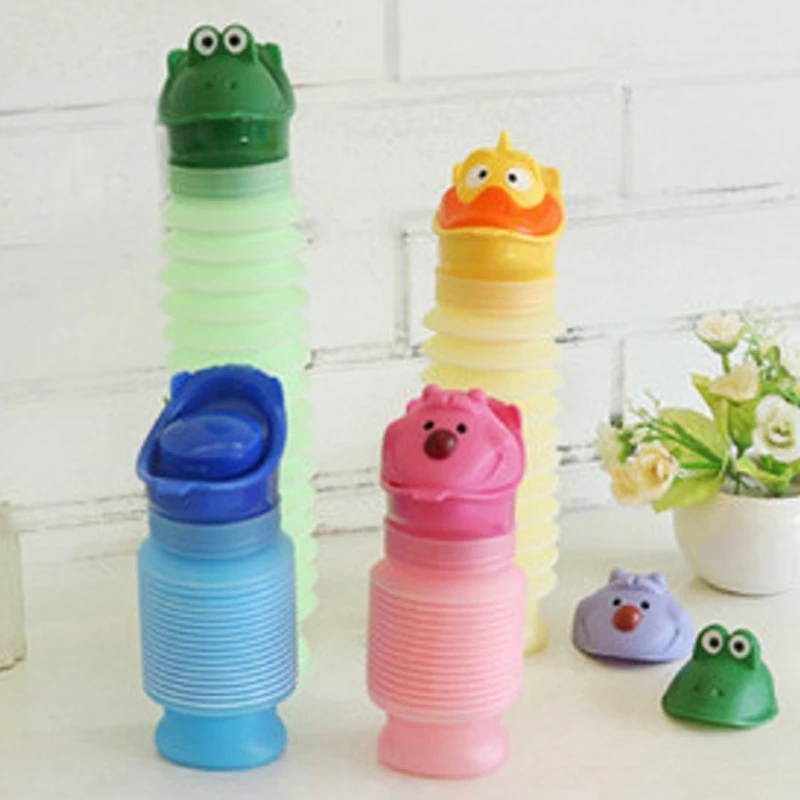 

Foldable Kids Travel Potty Baby Road Urinal Pot Cartoon Safe Portable Toddlers Urine Throne Toilet for Adults