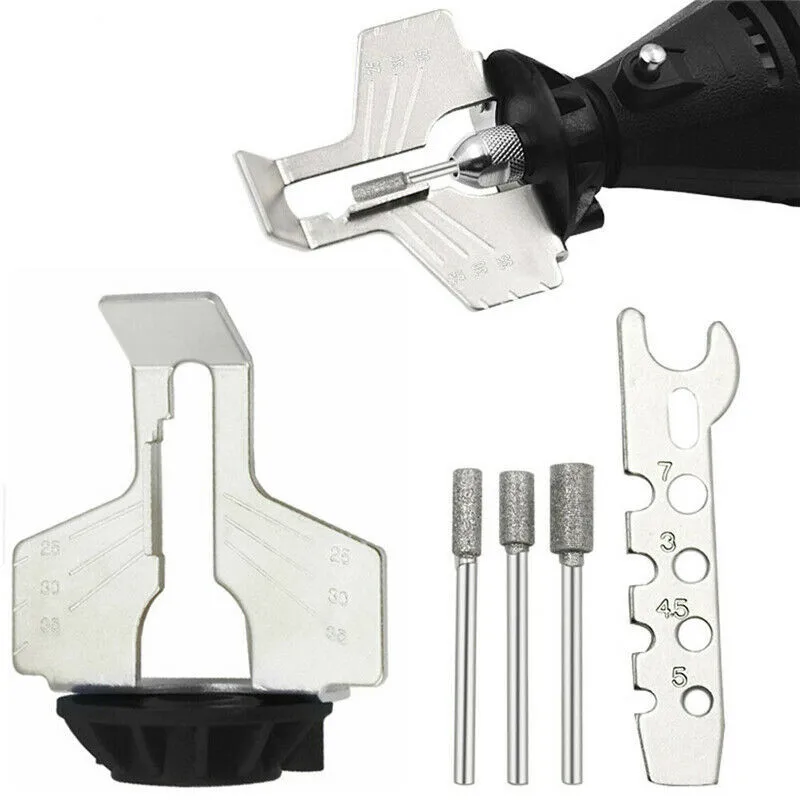 

HSS Polishing Tool Metal Sharpener Sharpening Attachment Silver Wrench