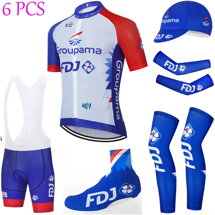 Полный комплект новая команда FDJ велосипедная Джерси 20D велосипедные шорты