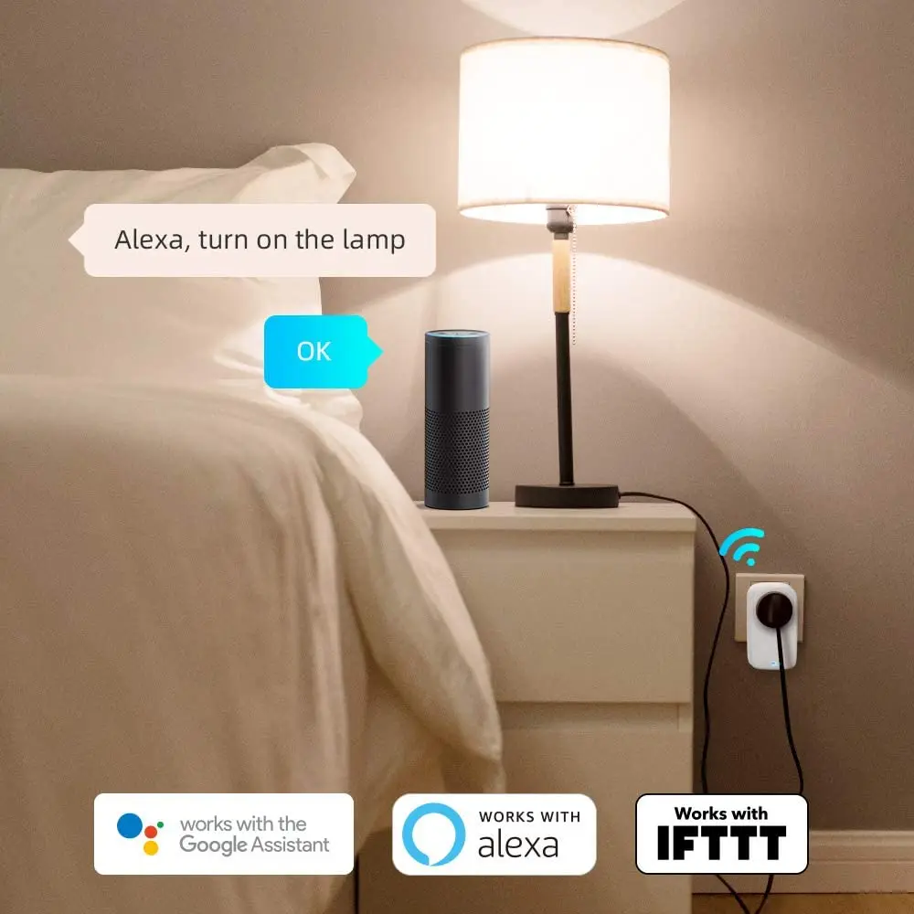 16A BroadLink SP4L Wi-Fi Smart Plug Европейская Сетевая розетка пульт дистанционного управления