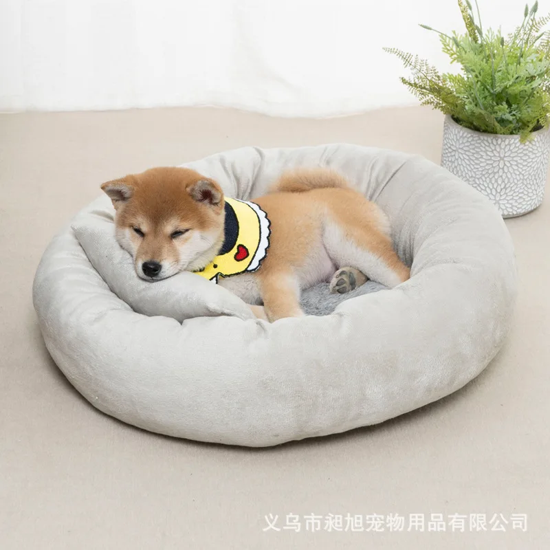 

INS dog's nest round nest sleeping cat dog bed Kitty dog's mat pet nest cat beds retan pet beds