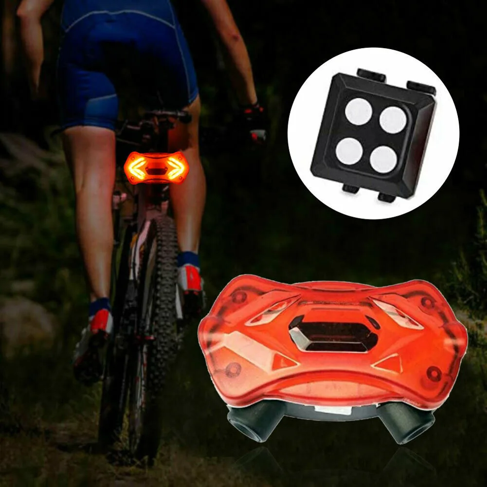

Mountain Bike Remote Wireless Signal Accessories Light Abs Ipx5 1200mah Usb Outdoor Cycling Bicycle Bike Seat Tube Warning Ligh
