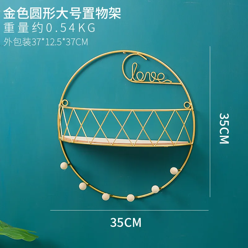 

Iron And Wooden Key Holder Wall Circular Design Wall Hooks For Hanging Free Of Punch Hanger Organizer Home Display Rack
