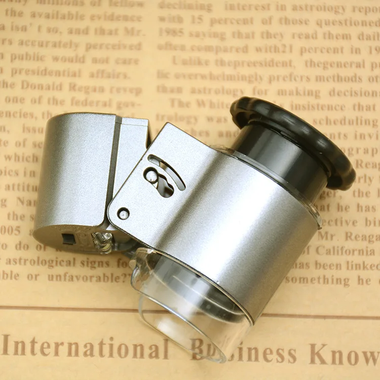 Мини-карманный микроскоп с 50-складным ювелирным изделием | Инструменты