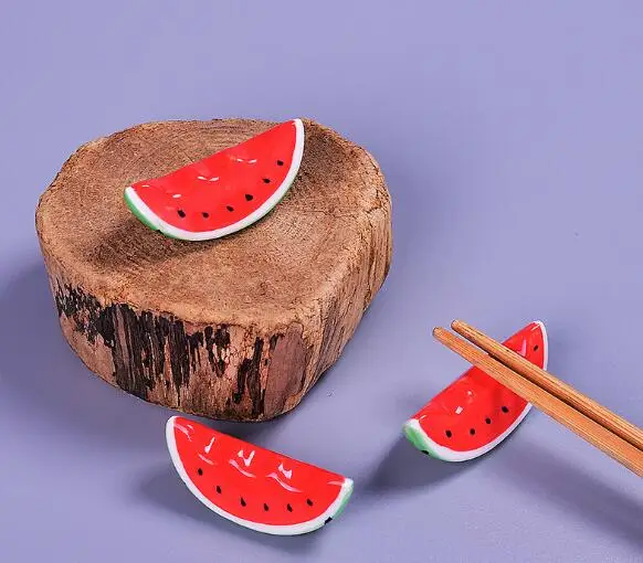 Креативные фрукты помидор керамическая палочка для еды рамка арбуза держатель