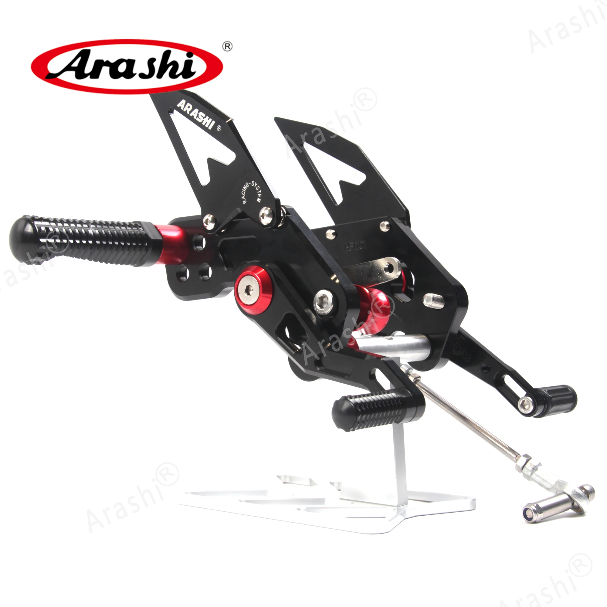 Arashi Z 125 Pro CNC Adjustable Rearset For KAWASAKI Z125 Z125-Pro 2016 2017 2018 2019 2020 2021 Footrest Foot Pegs Motorcycle | Автомобили
