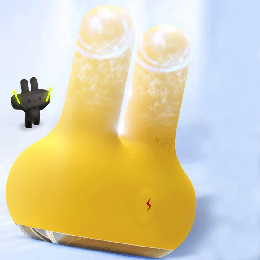 Электрический кролик Double Shock Вибрационный яйцо интимные игрушки для женщин