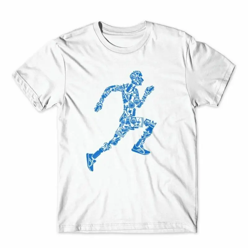 Runner Gear футболка для бега 100% хлопок Премиум тройник Новый|Мужские футболки| |