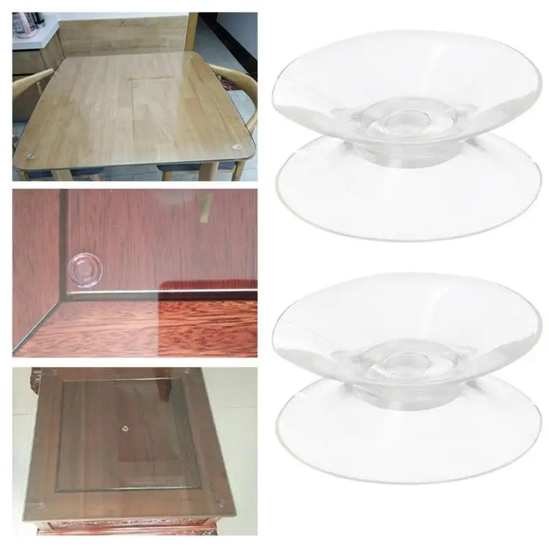 

1pc Suction Cup Pvc Plastic Small Seamless Large Double-sided Suction Cup Jewelry Seasoning Box Wholesale And Retail