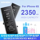 Аккумулятор NOHON для iPhone 6S, сменная батарея для iPhone 6 7 8 Plus SE 2020 X XR XS Max