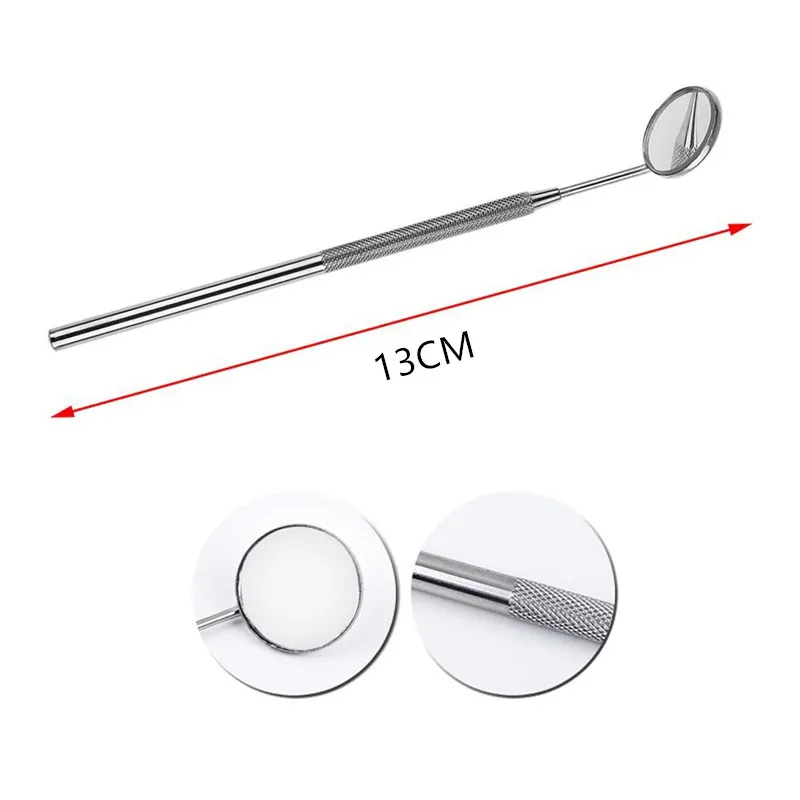 Зеркало для проверки наращивания ресниц из нержавеющей стали 1 шт. портативные