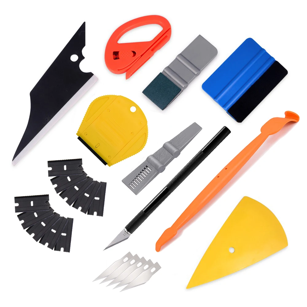 EHDIS наклейка покрытие на автомобиль Remover Инструменты kit Карбон винил Фольга фильм