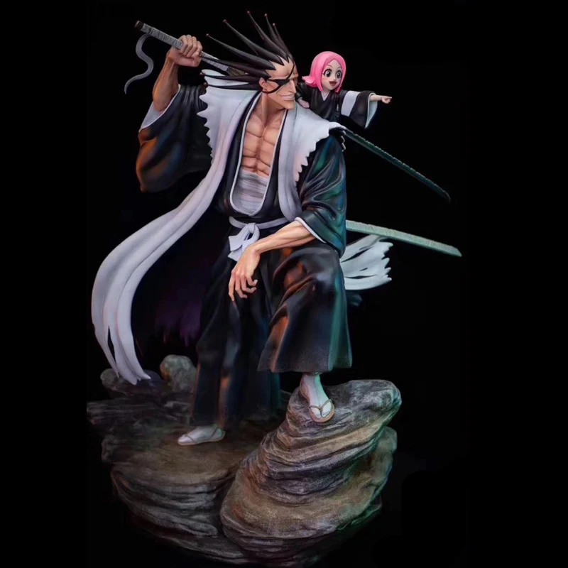 15 7 &quotСтатуя аниме отбеливатель Zaraki Kenpachi Kusajishi Yachiru Полный Портрет GK коробка