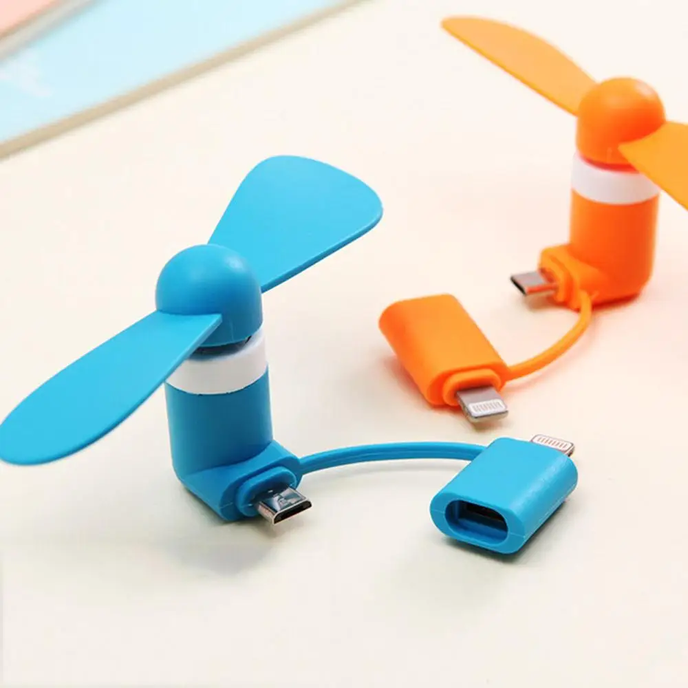 Акция! Портативный охлаждающий вентилятор с Micro USB бесшумный мини кулер для