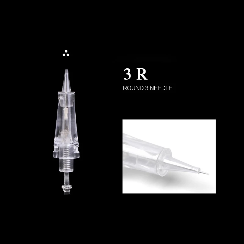50pcs 3R needles Высокое качество бровей татуировки Ручка Комплект Перманентный макияж машина макияж татуировки пистолет набор татуировки перманентный макияж бровей машина - Цвет: 50pcs 3R needles