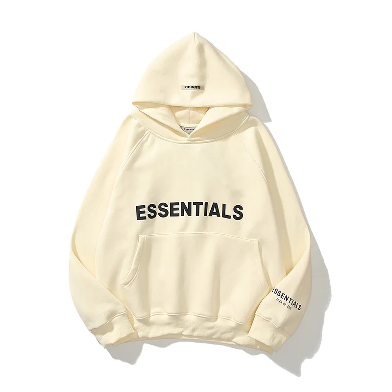 

2021 Heavy Fabric FOG Essentials Crewneck Men Women 1:1 High-Quality Fashion Streetwear FOG Essentials Sweatshirts Hoodies