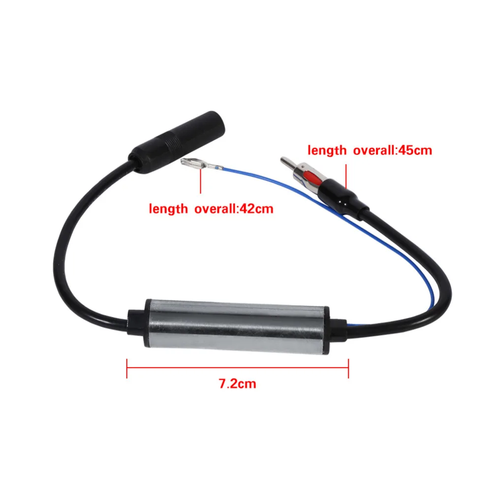 Автомобильная антенна вилка радио FM встроенный усилитель сигнала Удлинительный