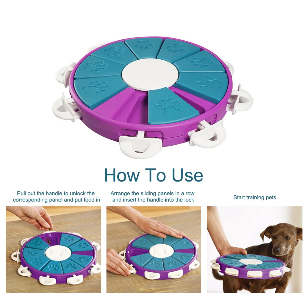 

Interactive Pet Supplies Bowl Bite Resistant Portable Puppy Treat Dispenser Dog Feeder Toy Home Training Improve IQ Games Slow