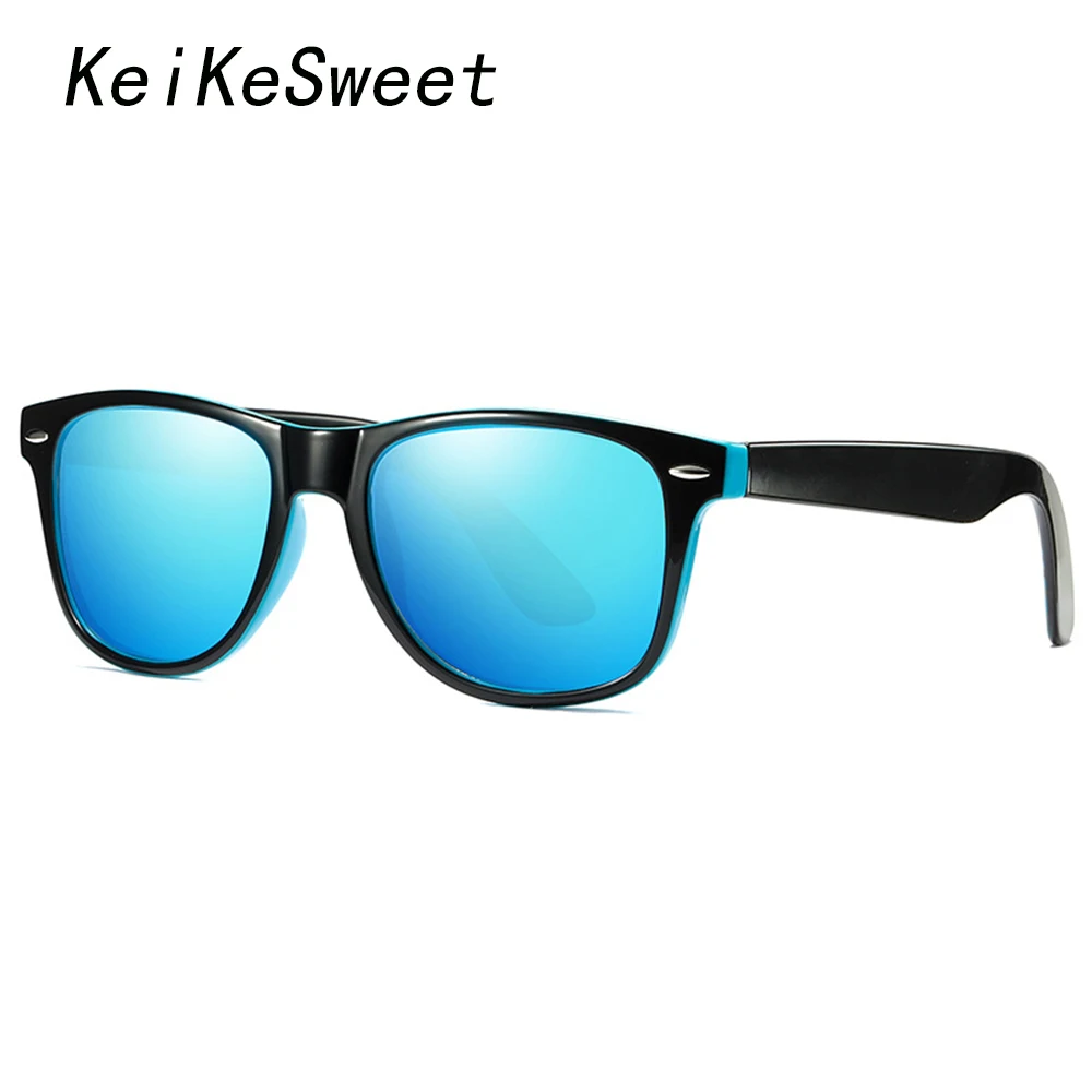 Солнцезащитные очки KeiKeSweet Мужские поляризационные модные роскошные винтажные с