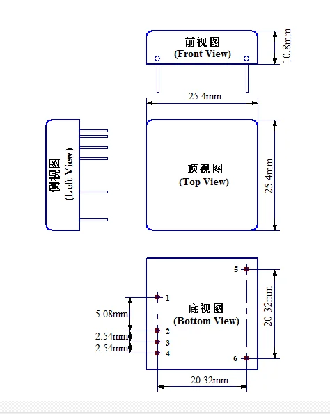 

High Voltage DC Module Power Supply Adjustable Regulated Power Supply Micro Industrial Grade 12V to Negative 0-1200V