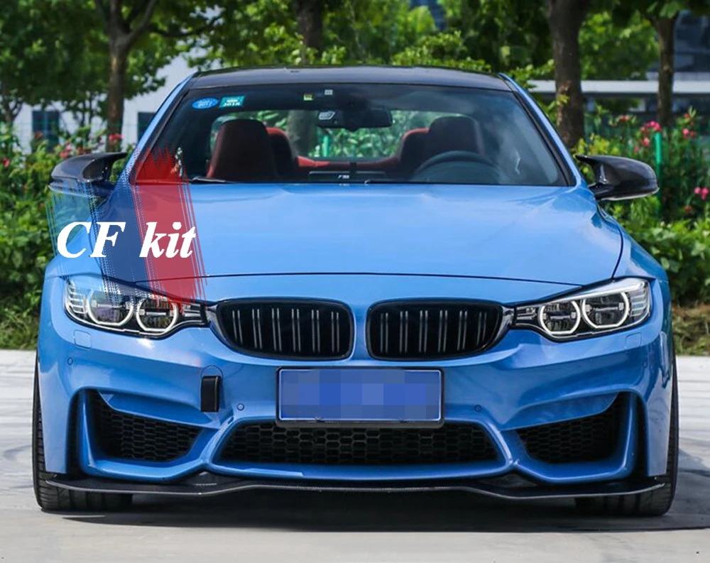 Для BMW F80 M3 F82 F83 M4 2014 up Оригинальный M бампер углеродное волокно передний