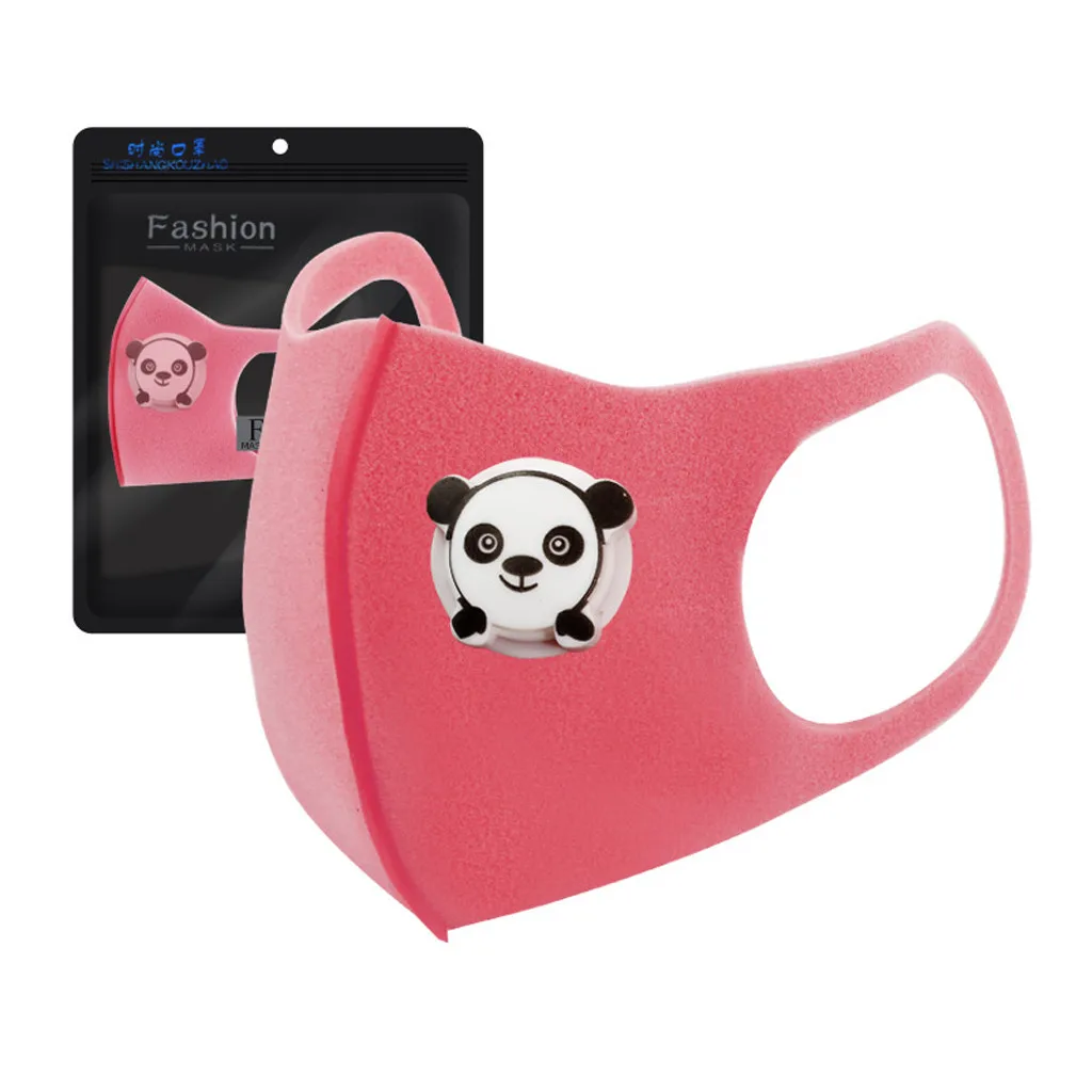 1 шт. детский хлопковый милый респиратор с рисунками из мультфильмов дышащий для