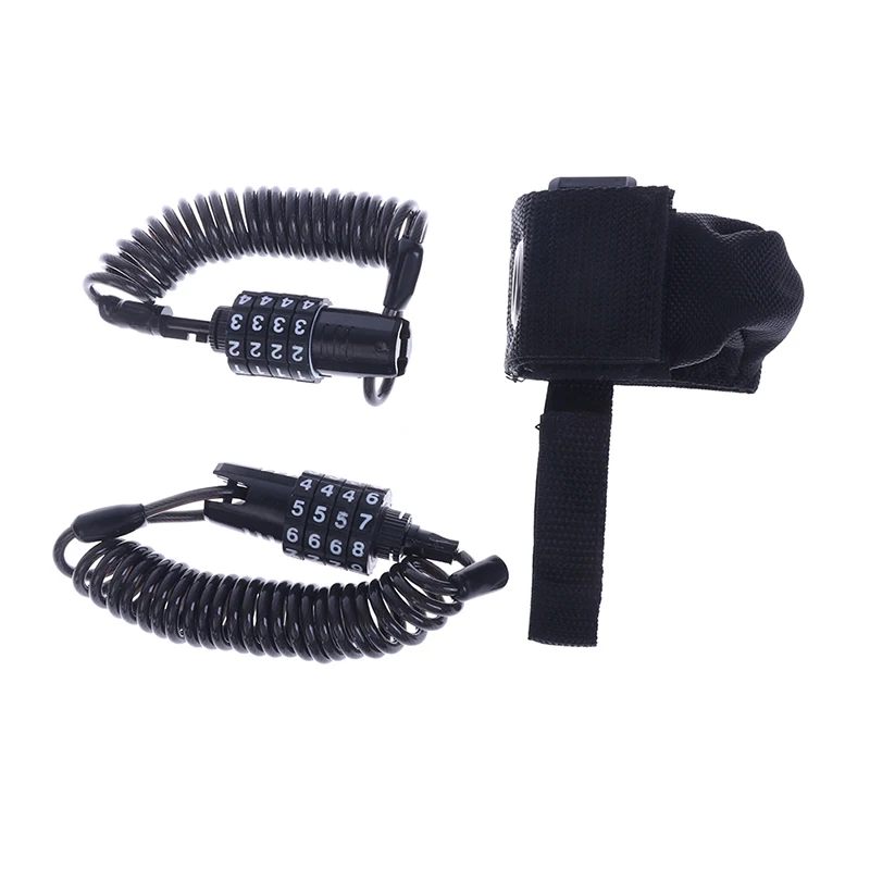 Велосипедный шлем Проволочная веревка кодовый замок портативный для