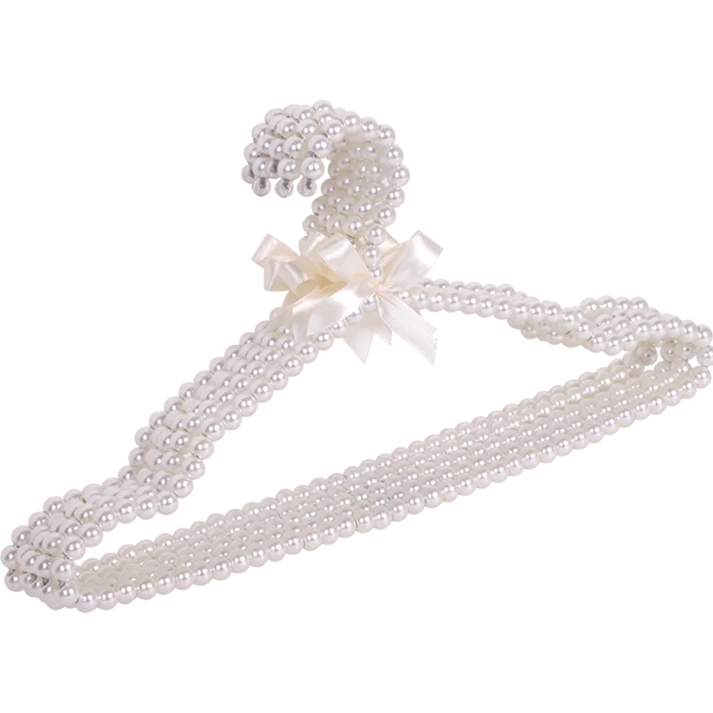 Белая жемчужина вешалка для одежды органайзер европейского магазина одежды шарф шкаф хранение платья женщины свадебная юбка вешалки.